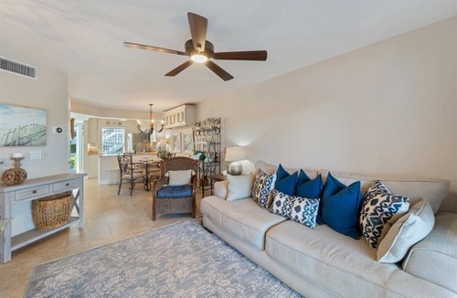 Hammock Bay Condo | Tranquil Marco Shores Snowbird Retreat/1st Floor 2BR/2BA Water & Preserve Views