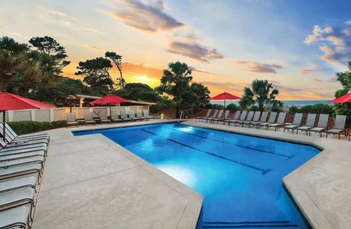 Oceanside Condo | Two-bedroom garden view condo at the Monarch in Sea Pines on Hilton Head Island
