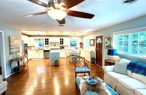 Wabasso Beach House | Ultra Clean, Light and Airy Coastal House with garage ~5 block walk to beach ~
