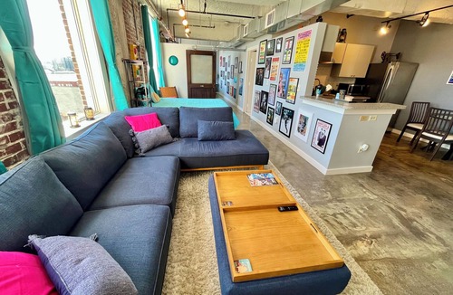 Downtown Memphis Condo | Urban Forge Loft! Walk to Beale St, Fed Ex Forum, The Peabody, etc. Free parking