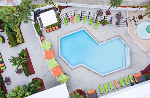 Florida Center Apartment | Vacation Starts Here! 2 Amazing Rooms, On-site Pool, Shuttle Service, Parking