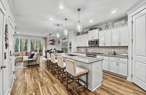 Folly Field House | Walk to Beach, Perfect for Multi-Family, Free Heated Pool, Spa, 3D Theater, Arcades (83 Sandcastle)