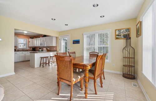 Surf City House | Walk to Beach Private Deck Family Fun