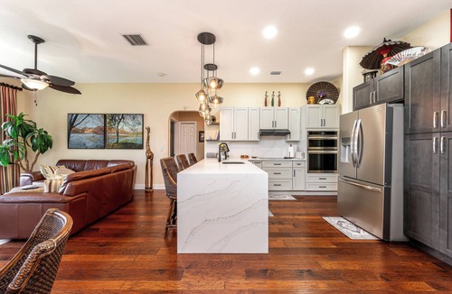 Tropic Palms House | Waterfront 3BR! Spacious Dock, King Bed, BBQ