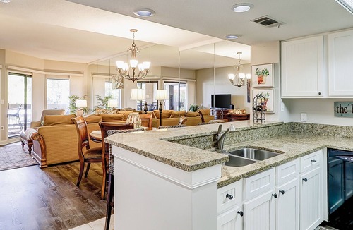Shelter Cove Condo | Waterfront condo with scenic balcony - pool, central AC, private washer/dryer