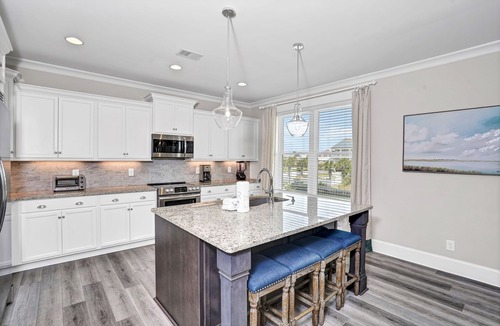 Inlet Harbour House | Waterfront Creek Front Home w/Pool & Private Dock for 20 Guests