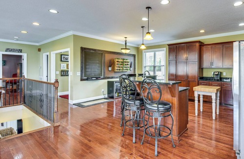 Lake Secession House | Waterfront Getaway w/Fire Pit + Game Room!