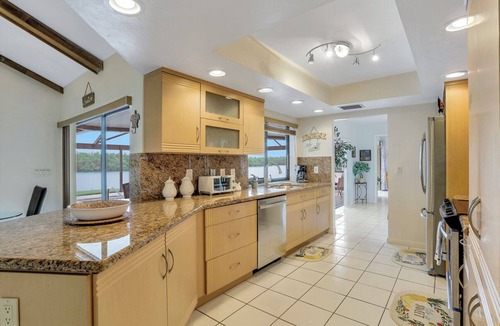 Marco Island House | Waterfront Home on Key Lot | Pool/View of River
