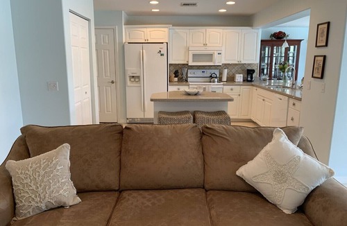 Fort Pierce Shores House | Waterfront Island Home with Dock, Pool and just steps to the Beach!