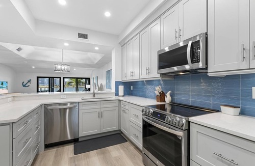 Isles of Capri Condo | Waterfront relaxation in a beautifully updated large condo!