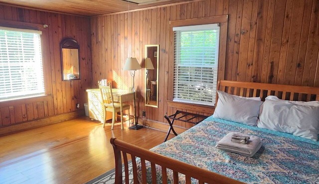 1- king bedroom guesthouse, pet friendly in charming downtown Clinton