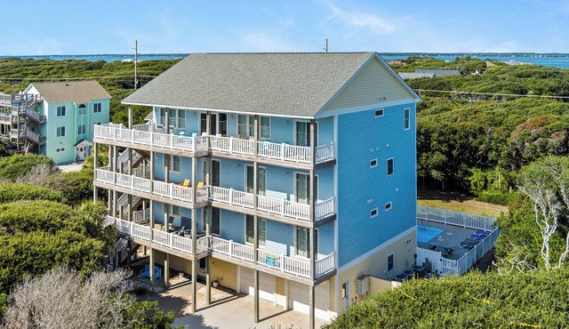 10BR Coastal Estate w/Pool, Elevator, Game Rooms & Private Beach Access