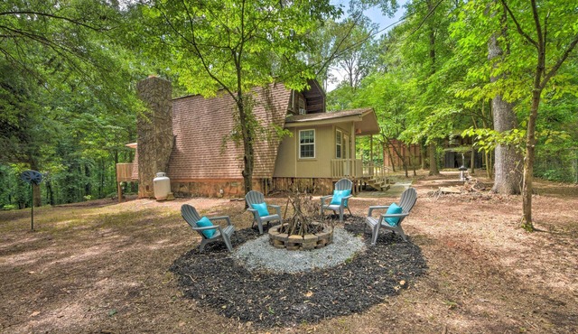 Artist's A-Frame Cabin w/New Interior + Deck