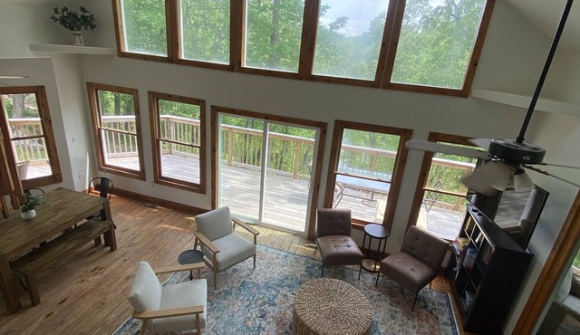 Beautiful Home with Lake views, dock with great swimming area, ample parking