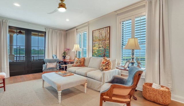 Coastal Elegance on Savannah's Riverfront by Lucky Savannah