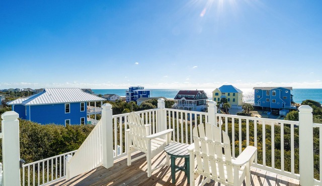 'Coastal Vista' - Walk to Emerald Isle Beach!