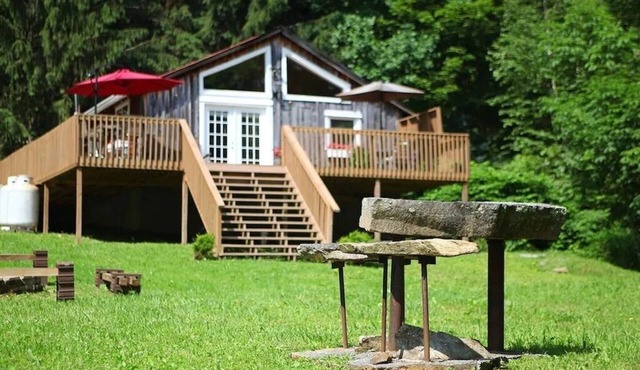 Cozy, romantic cabin in beautiful Roan Mt Tennessee & hot tub
