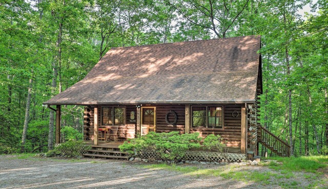 Explore the Land of Waterfalls! Brevard Log Cabin