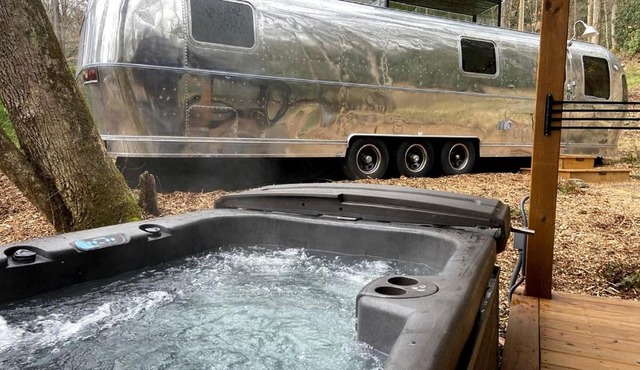 Glamping Getaway in Pisgah Forest in this Lovely Airstream Rental in North Carolina