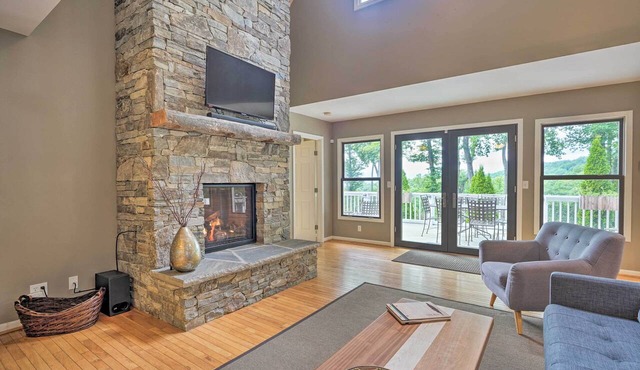 Grand Pisgah Forest Home on Secluded 5 Acres!