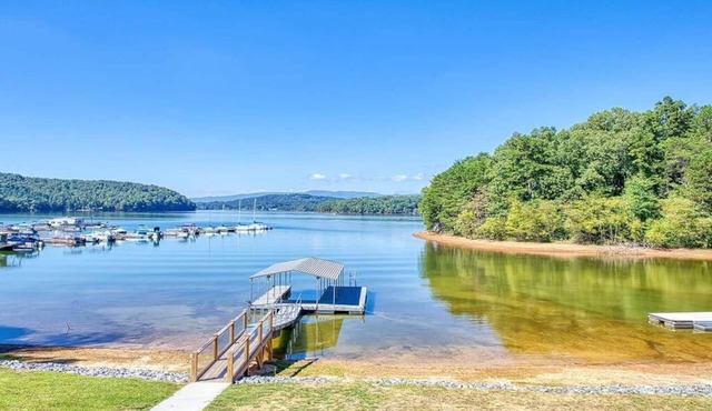 Great Lake Escape by Chatuge Home Concierge | Lakefront · Private Dock w/Boat Slip · Hot Tub · Firepit