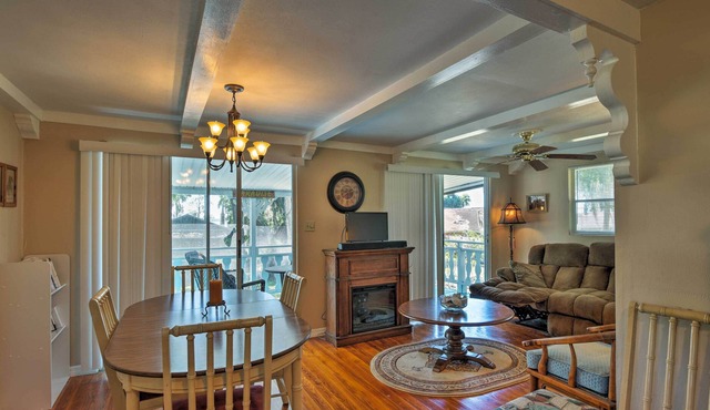 Home w/ Screened Porches, Walk to Lake Rosalie!