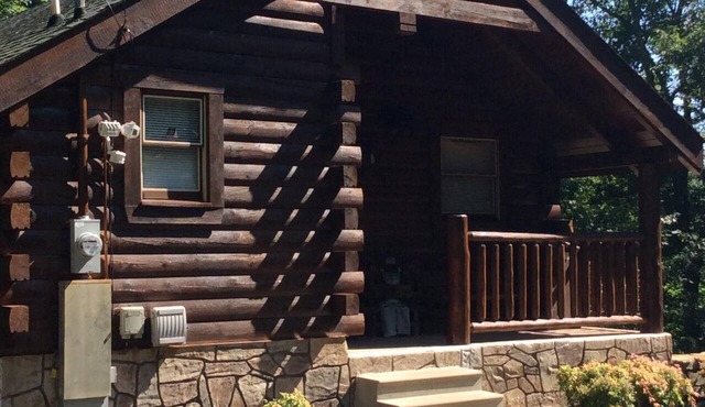 In between Gatlinburg and pigeon Forge