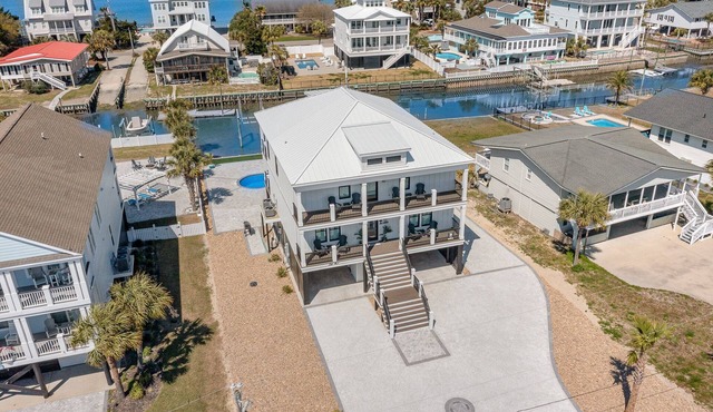 Inlet Pearl: Modern Beach Oasis w/Private Pool & Dock!