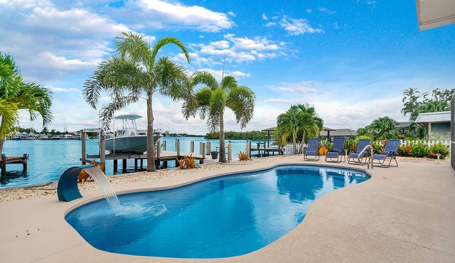 Isles Of Capri, Marco Island area. Lounge in the pool and watch the dolphins!
