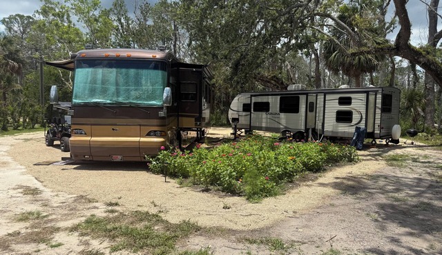 large RV sites available with awesome lake for FUN and scallop season memories!
