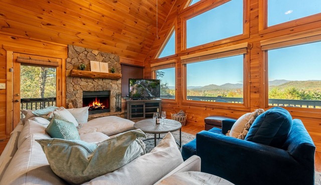 Mountain Cabin | Hot Tub | Game Room | Fire Pit | Views