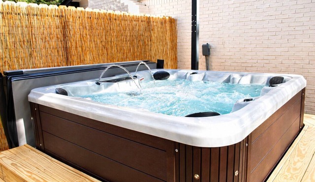 NEW! Aiken Retreat | Firepit | Hot Tub | Near Dtwn