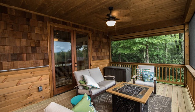 NEW FOREST COTTAGE W/GRILL & SCREENED IN PATIO:HIKE, FISH, GOLF, WATERFALLS