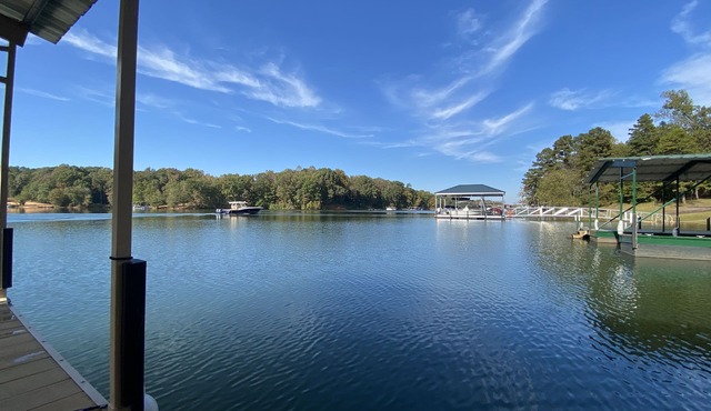 Newly renovated cottage and dock on the lake