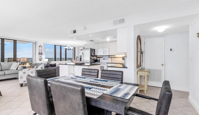 Ocean View 6th Floor Nautilus Condo with Wrap-Around Balcony & Pool | Tennis | Flagler Beach