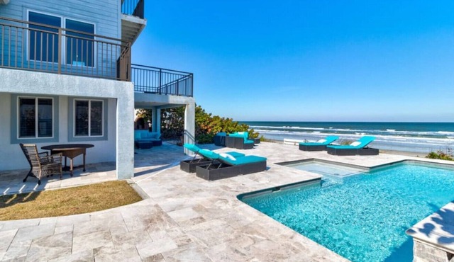 Oceanfront Pool House 7 Bedrooms 7 Bath 2 Kitchens in Port Orange