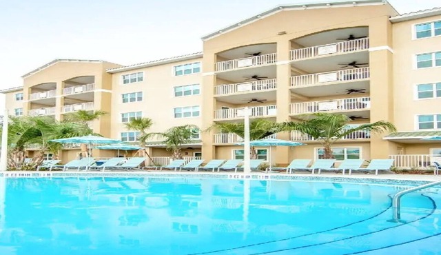 Oceanfront Villa with 2 bedrooms and full amenities in sunny Cape Canaveral.