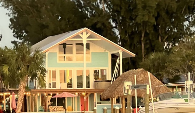 One of a kind luxury island pool home