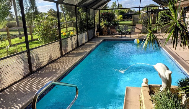 Peaceful, Private Room + Pool in Quiet Neighborhood on The Saints Golf Course