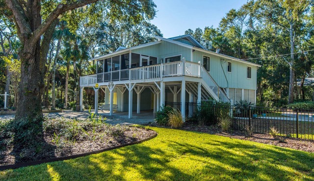 Playin' Hooky | 4BR Beach Walk, Private Pool, Sun Deck & Screened Porch