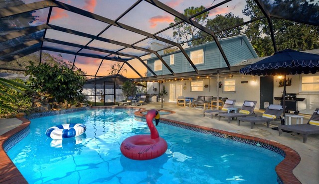 Pool + Hot Tub + Arcade + Games & More in Peaceful Temple Terrace