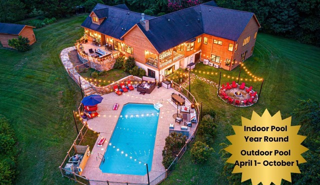 Private Mountain Resort | Indoor Pool | Sleeps 24