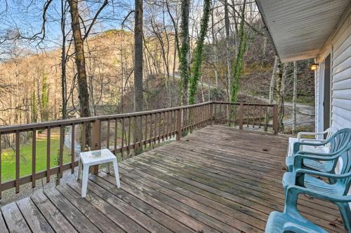 Secluded Bryson City Home w/Deck, Steps to Creek!