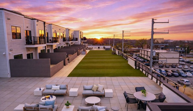 Shared Terrace + Private Balconies | Hillsboro Village | Belcourt in Nashville