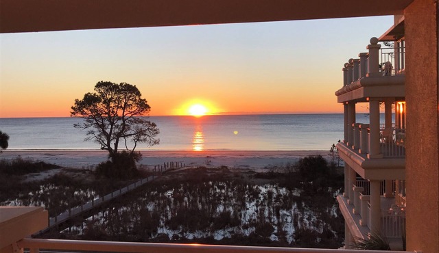 Spectacular ocean view from the wrap around balcony. n