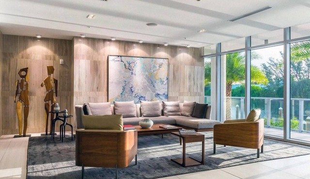 Spectacular Skyline and Ocean Views from Luxurious Flow-Through Penthouse