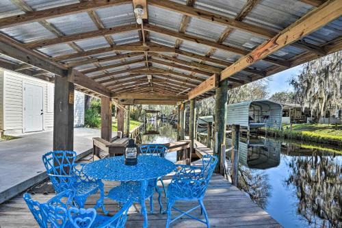 St Johns River Canal Home w/Grill!