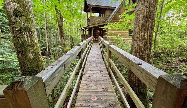 Streamsong Secluded Creek View Cabin with Hot Tub and Pool Table by RedAwning