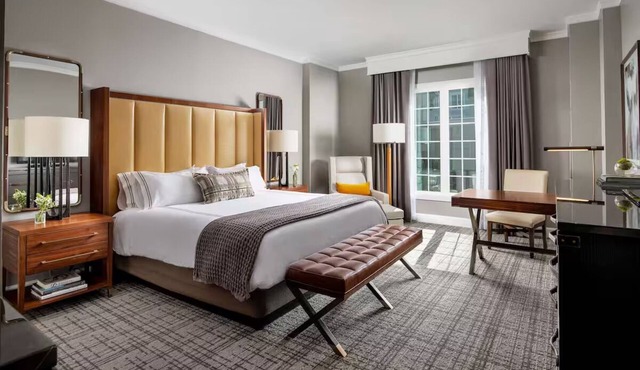 Stylish Guest Room w/Plush Furnishings Near Swimming Pool Cabana Seating
