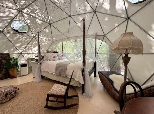 Sublime Geodesic Dome Haven near Lake Oconee in Georgia in Eatonton